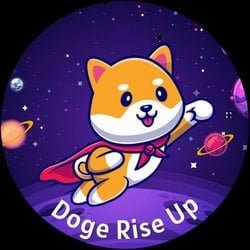Doge Rise Up DOGERISEUP Logo
