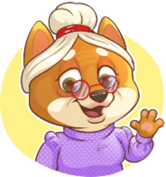 Grandma Doge GDOGE Logo