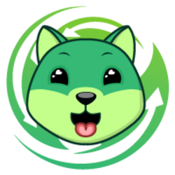 Green Shiba Inu GINU Logo